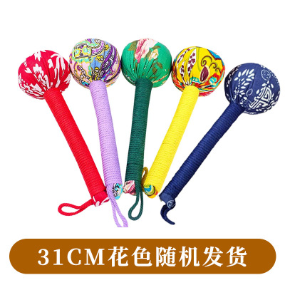 柿柿如意艾草锤养生锤按摩锤经络敲打全身手持艾灸锤节日伴手礼100个起批