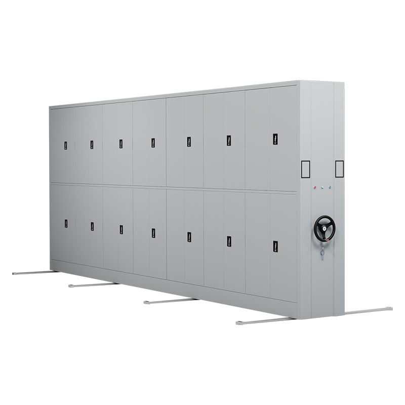 臻远 ZY-MJJA-14 电动密集架移动档案柜钢制轨道密集柜 通双节 一列七组