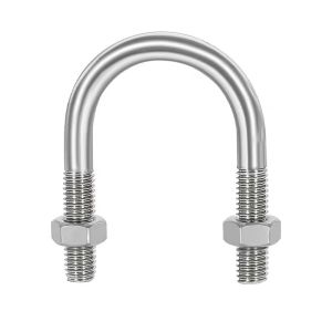 中锦科技 不锈钢U形螺丝U型卡管夹固定管卡 M6*14mm 套