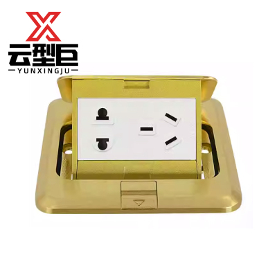 云型巨 地插 纯平隐形地插座隐藏式 五孔 单位:套