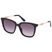 GUESS中性几何款太阳镜调节镜片黑色时尚潮流眼镜配饰