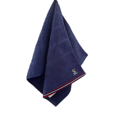 三利素色绣SL面巾 8466