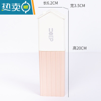 敬平简约漱口杯家用旅行白色洗漱杯创意牙桶牙刷塑料牙具盒便携式套装 小房子粉色