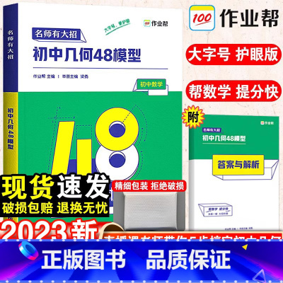 初中数学-函数 初中通用 [正版]2023年新版初中几何48模型初中数学专项训练练习题压轴题辅助线函数重难点题型模板初一