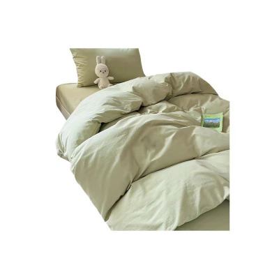 顾享家全棉豆绿三件套 GXJ-TJ03 150*220cm 套