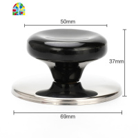 陶瓷锅盖把手 通用锅盖顶帽 锅钮锅盖头帽盖钢盖配件 FENGHOU 红猪