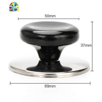 陶瓷锅盖把手 通用锅盖顶帽 锅钮锅盖头帽盖钢盖配件 FENGHOU 红猪