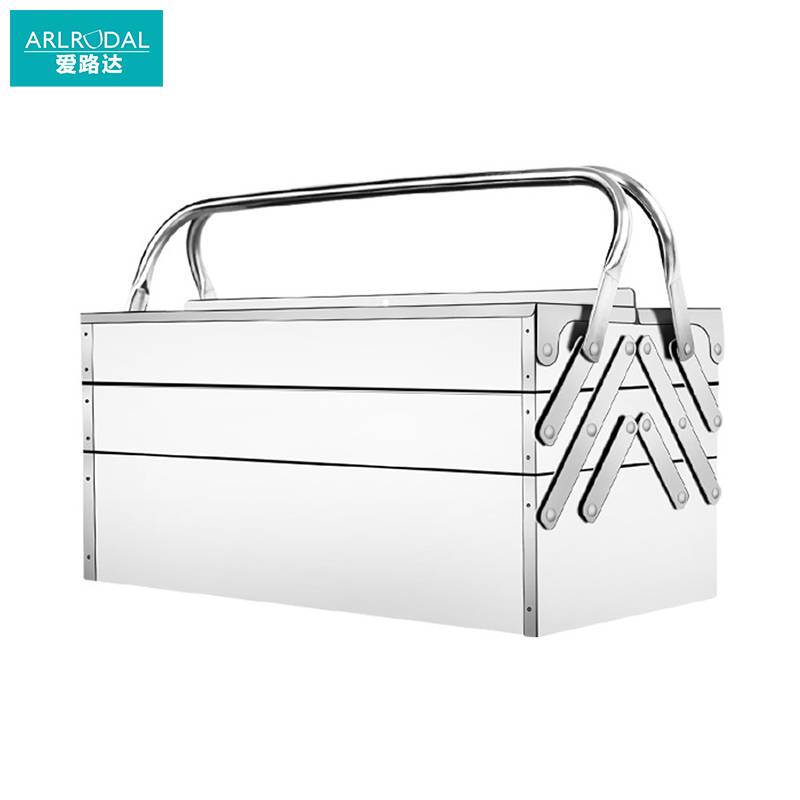 爱路达 不锈钢工具箱三层五斗特长款/个