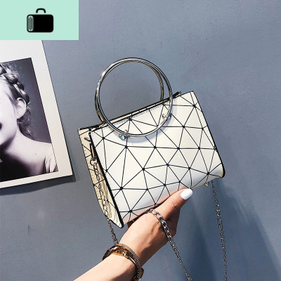 小包包女2020夏天新款潮手提单肩包韩版链条时尚百搭斜挎包小方包NEW LAKE女士单肩包