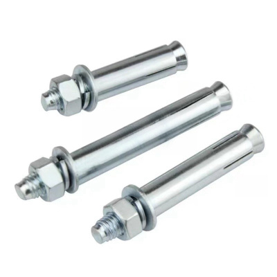 JIBIN/继彬 GB22795-表5 膨胀螺栓 碳钢 镀白锌 M20×500 个