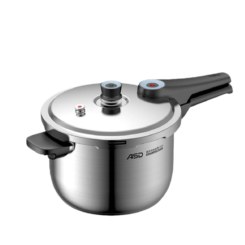 爱仕达(ASD)压力锅燃气304不锈钢高压锅家用防爆六保险商超款电磁炉通用 22cm YC1822