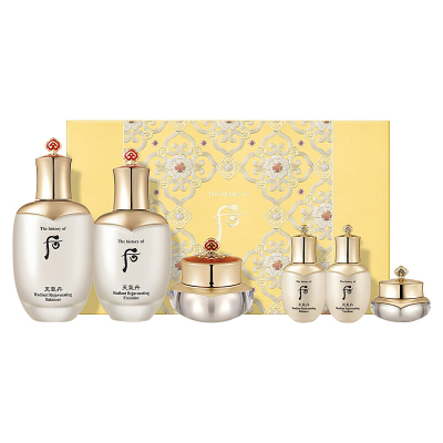 后Whoo拱辰享后套装面护肤后套装礼盒韩国护肤品后天气丹/拱辰享/津率享水乳面霜精华套装天气丹华泫水乳面霜六件套装