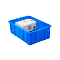翌嘉YJ4120612 蓝色塑料周转箱大号工业胶箱 315*200*105