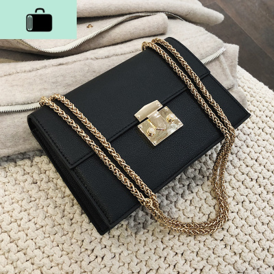 高级感包包洋气女包2020新款潮韩版百搭简约时尚chic链条斜挎小包NEW LAKE女斜挎包
