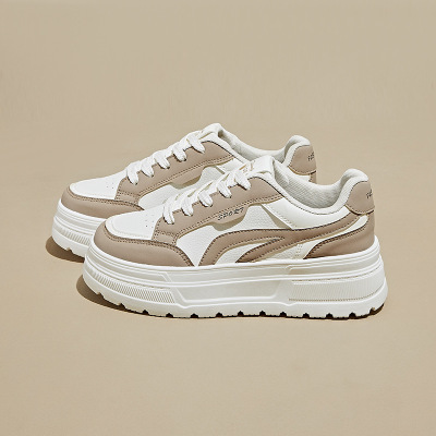 秋季小白鞋新款韩版ins潮女学生厚底增高板鞋休闲鞋街拍_339