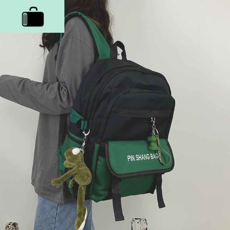 书包女ins风双肩包韩版原宿初高中大学生大容量15.6寸电脑背包男NEW LAKE