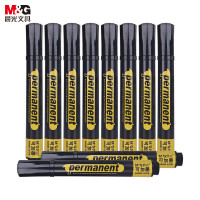 晨光 M&G 可加墨记号笔 APM26302 2.0mm (黑色) 10支/盒 1支