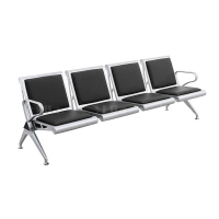 翌嘉YJ4121017 机场椅连排椅银行等候椅长椅医院候诊椅公共座椅 四人位