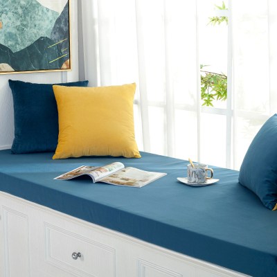 原色馨居天鹅绒飘窗垫窗台垫定做制榻榻米卡座垫轻便网红阳台垫子四季