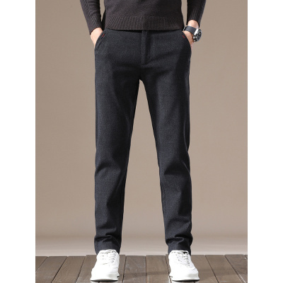 抗皱易打理裤子男士抗起球舒适柔软潮牌休闲裤男春秋简约长裤