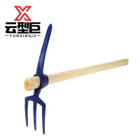 云型巨 农用耙牛耳耙 三齿一尖带柄 把