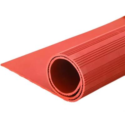 鑫迈凯斯 高压绝缘橡胶板 耐磨防滑地垫 宽1米厚10mm[25KV]平方米