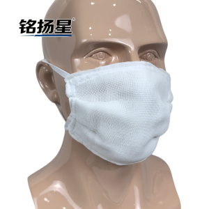 铭扬星 全手工0漂白脱脂纱布口罩 SCV08/只