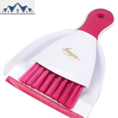 新款 创意迷你桌面扫把便捷式小簸箕套装键盘小刷子台扫帚清. 三维工匠