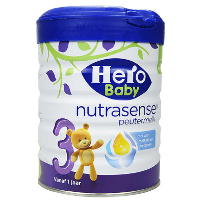 herobaby天赋力荷兰美素婴幼儿配方奶粉白金版3段新包装1-2岁700g荷兰本土原装进口