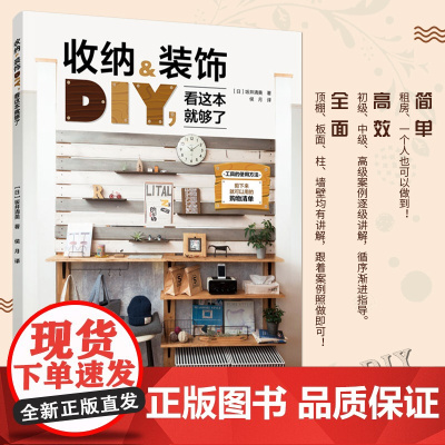 生活-收纳 装饰DIY 看这本就够了坂井清美 房屋装修摆设设计家居设计室内布置 北欧风格装饰的营造图书籍 家居收纳装修设