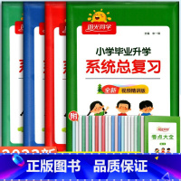 语数英科 4本套装 小学升初中 [正版]2023版阳光同学小学毕业升学系统总复习人教版语文数学英语小升初总复习小学六年级