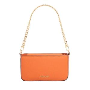 迈克·科尔斯(MICHAEL KORS)女士多功能可调节真皮斜挎手拿包橙色 Orange