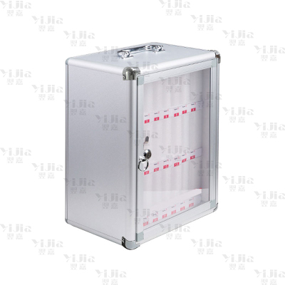 翌嘉YJ3112016 手机保管箱壁挂式存放柜带锁手机柜保管柜寄存箱手机箱 24位