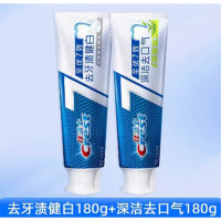 芳美达 佳洁士牙膏全优七效成人清新口气含氟 去牙渍健白180G+清新茶香180G 二支装