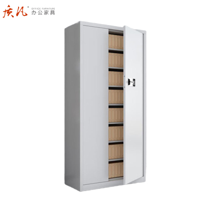 质凡 凭证柜通门柜无抽国保密码锁 /ZF-BMG025/1850*420*900mm(厚度1mm)