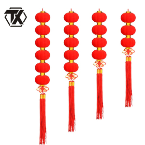 铁迅植绒小灯笼串X30 串