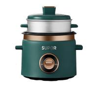 苏泊尔电饭煲小型家用1-2人老式复古蒸米带蒸笼微压多功能锅SF15B705A 705A复古绿 配蒸笼 1.5L