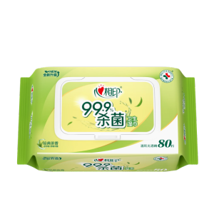 心相印湿巾 杀菌卫生80抽 全新升级加大加厚经典茶香 10包装/箱