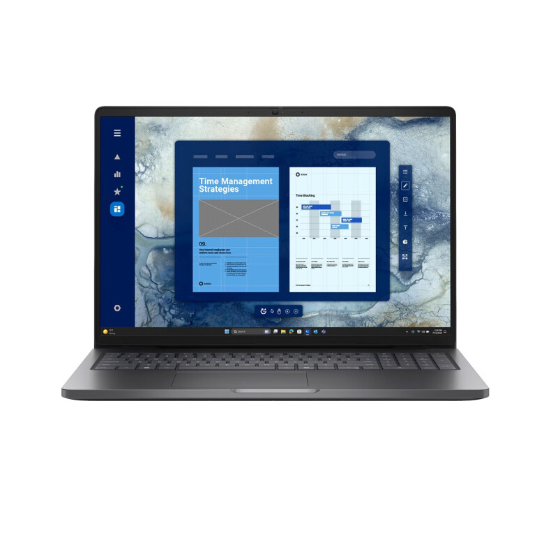 戴尔(DELL)Pro 16 新品PC16250 2025新款 16英寸商用办公笔记本 酷睿U7-255U 核心显卡 8G内存 512G固态 三年保修