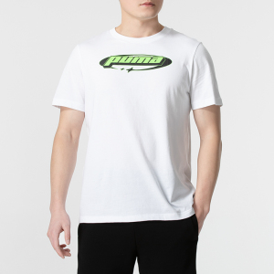 彪马(PUMA)男装新款运动服跑步健身训练上衣舒适透气休闲短袖圆领T恤682183-02 ZP