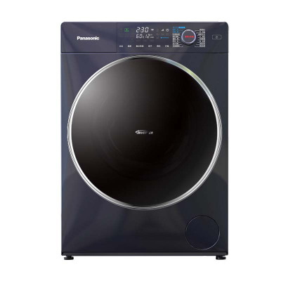 [吴磊推荐]松下(Panasonic)全自动10公斤滚筒洗衣机超薄洗烘一体机小薄荷SD旗舰款纳诺怡护理光动银M2RA5