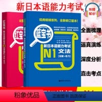 [正版]日语n1 红宝书文字词汇+蓝宝书文法 详解+练习 红蓝宝书单词语法书日语等级考试一级 日语书籍 入门自学新编