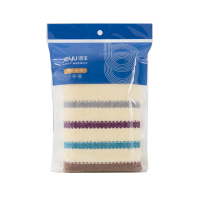 洁玉 素色多臂纯棉毛巾单条袋装 TG-1331D 米色