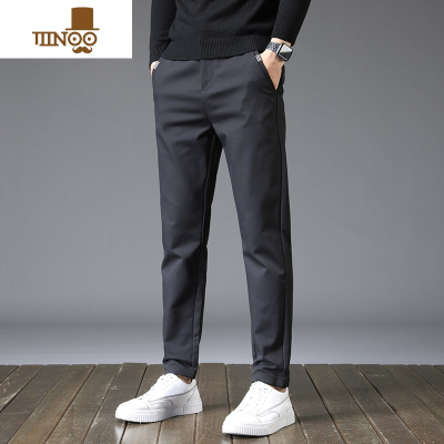 YANXU秋冬季长裤子男士休闲裤宽松直筒百搭商务西裤春季韩版潮流运动裤西裤