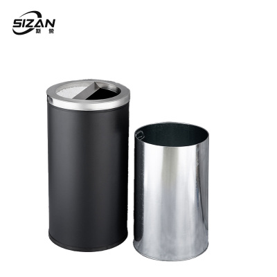 斯赞 烟灰缸垃圾桶 半投盖38*71cm 个
