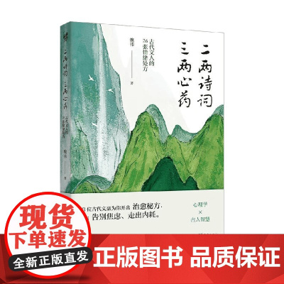 二两诗词 三两心药 古代文人的26张情绪处方 魏祎 著 励志与成功