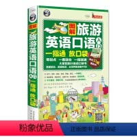 [正版] 图解旅游英语口语入门一指通(谐音+音标+口袋书)出国旅游零基础自学大全日常英语书 旅行英语应急口语入门速成教