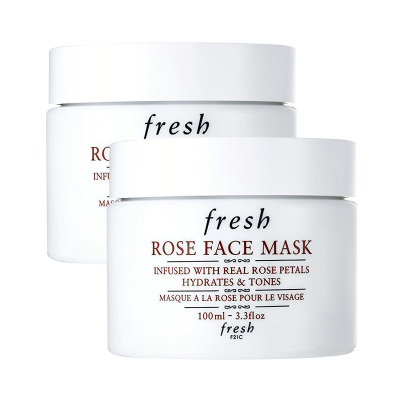 王源同款-馥蕾诗（FRESH）玫瑰舒缓保湿面膜深层补水100ml*2补水滋润涂抹式