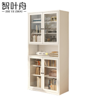 智叶舟钢制收纳柜双门中空800*350*2000mm台