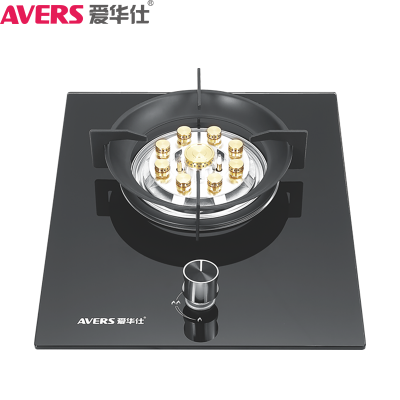 avers爱华仕 厨卫电器 高温钢化玻璃单灶嵌入式燃气灶具 d6